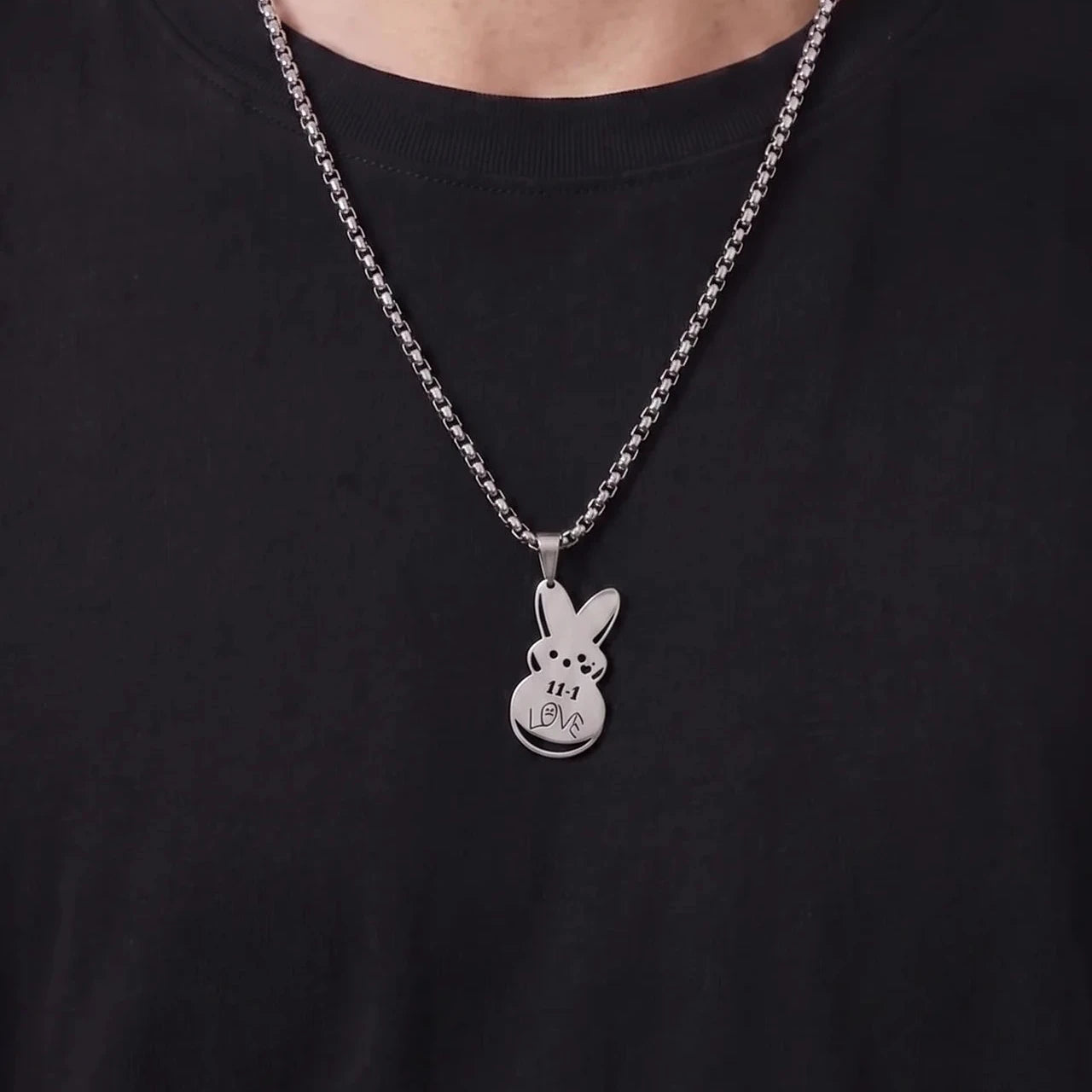 Lil Peep- bunny necklace