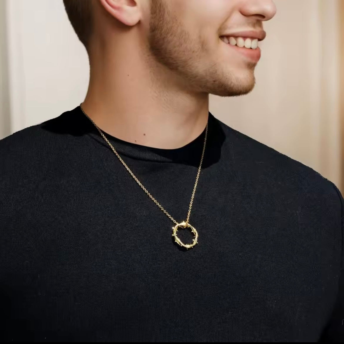 Kendrick- thorn necklace(gold)
