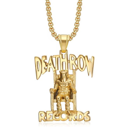 Tupac- Deathrow Records necklace