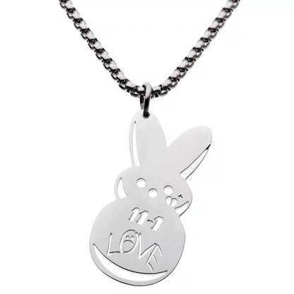 Lil Peep- bunny necklace