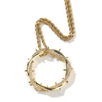 Kendrick- thorn necklace(gold)