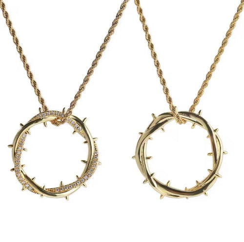 Kendrick- thorn necklace(gold)