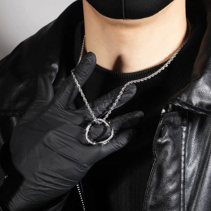 Kendrick- thorn necklace(silver)