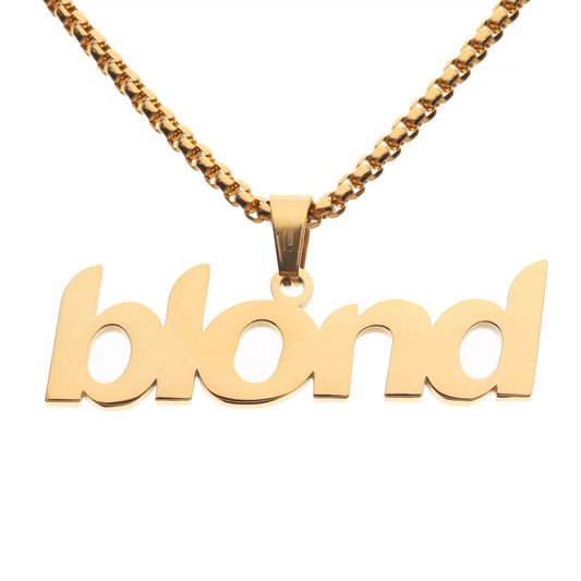 Frank Ocean- blond necklace